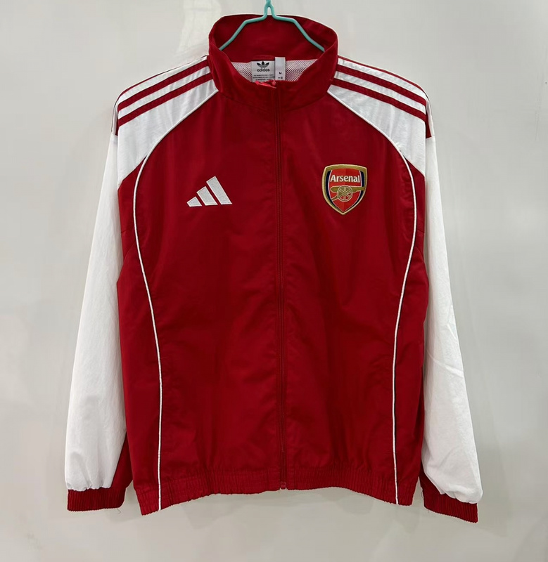 AAA Quality Arsenal 25/26 Wind Coat - Red/White